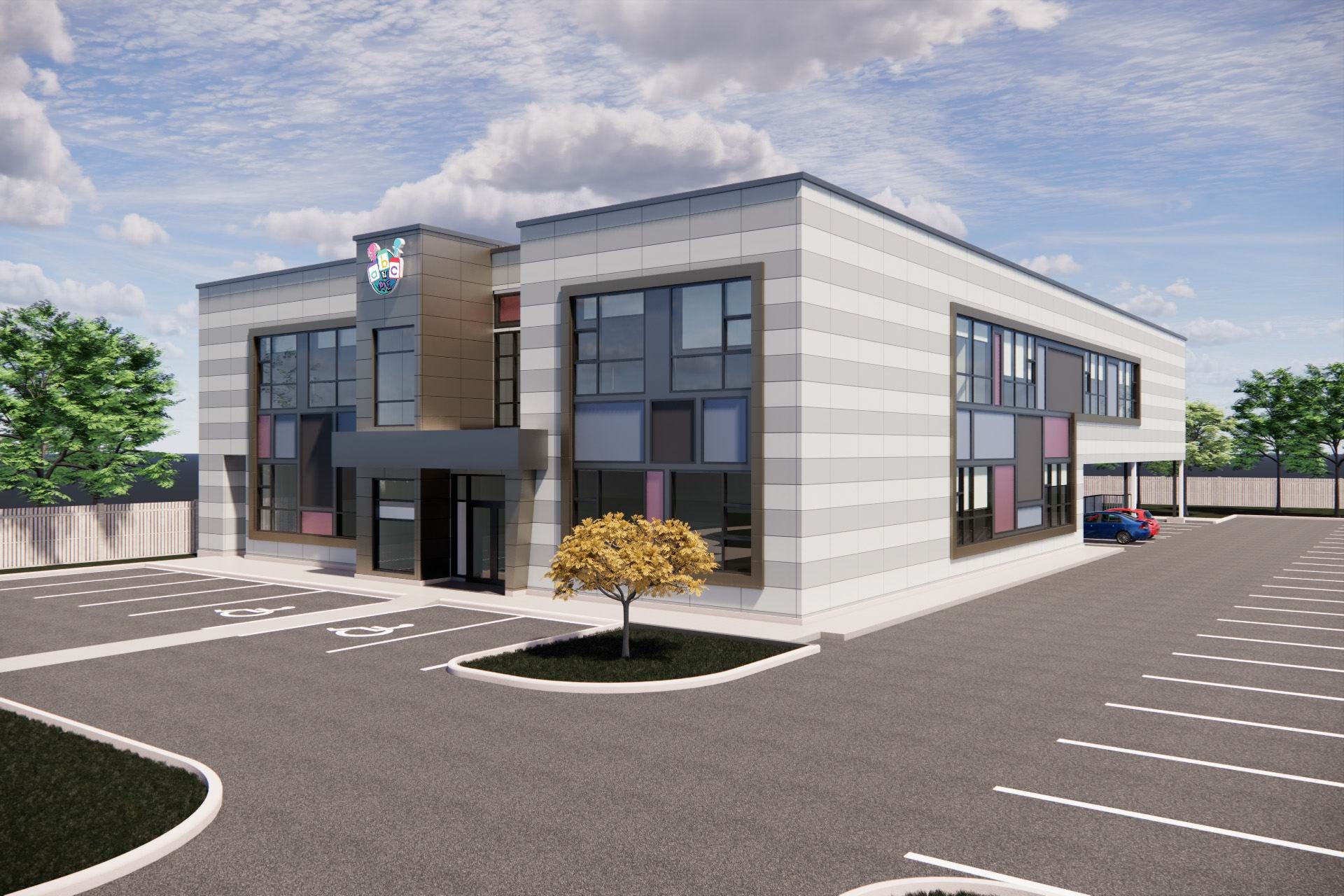 2619 Line 6 — Commercial building rendering