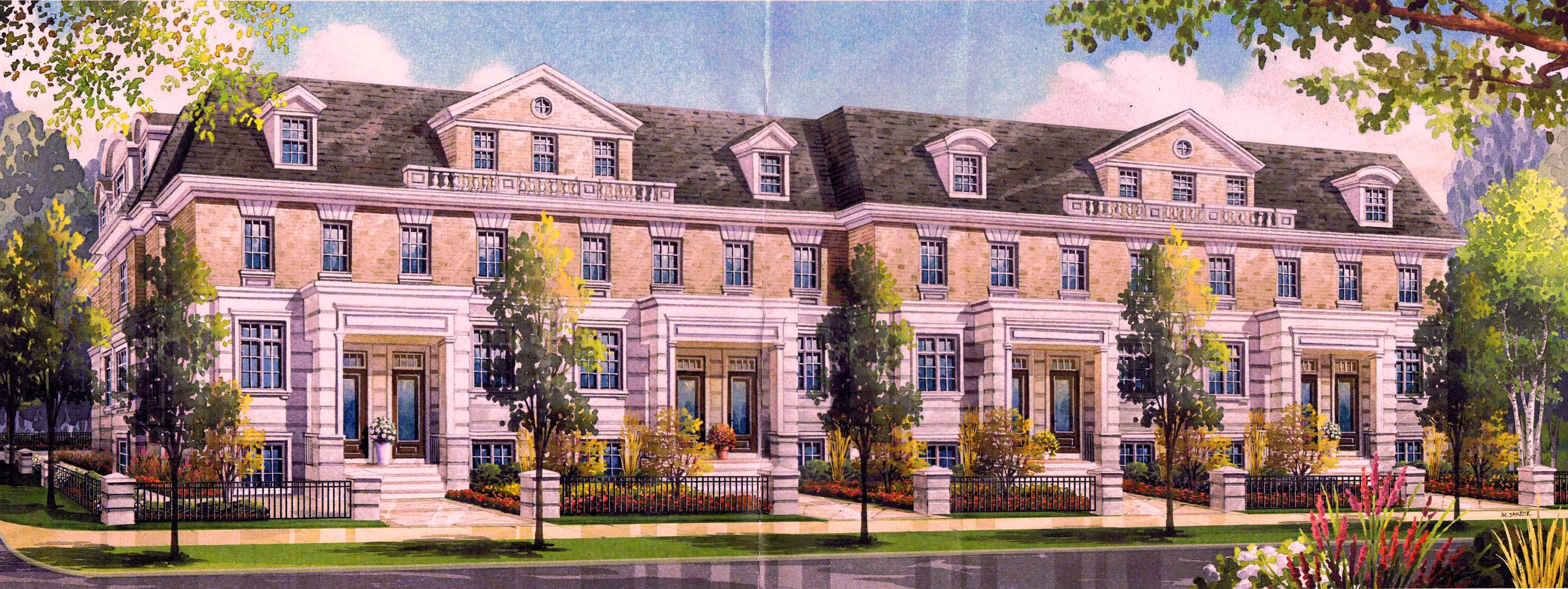2500 Bayview — classical pink brick multi-unit residence